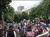 Pirates in Cathedral Close