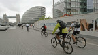 Cyclists in London