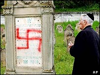 فرانس میں حالیہ دنوں میں یہودی عبادت گاہوں اور اسکولوں پر بم حملے ہوئے ہیں