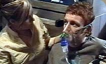 Vader with a mask on