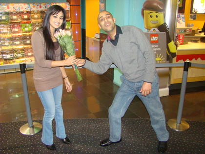 Sohail and Amna's date at the movies!
