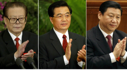 江泽民 胡锦涛 习近平