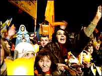 تظاهرات طرفداران يوشچنکو سال 2004