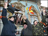 Stoupenci Juščenka