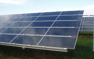 The Solar Power Station near Leipzig.