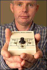 Jim Levine e o adaptador de mouse