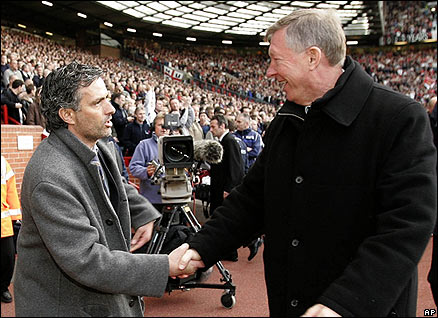 Jose Mourinho and Sir Alex Ferguson are set to meet again