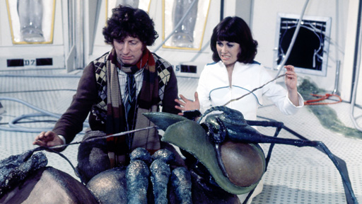The Doctor and Sarah Jane in The Ark in Space