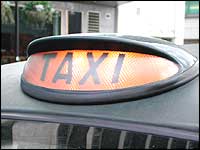 Taxi sign