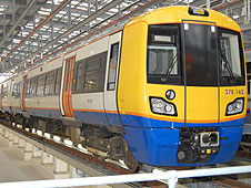 East London Line train in depot