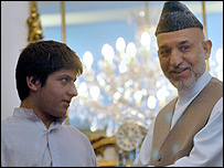 حامد کرزی و رفیق الله