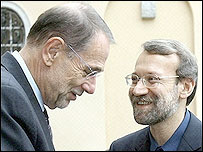 لاریجانی و سولانا در اکتبر