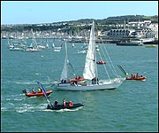 Heading out of Plymouth