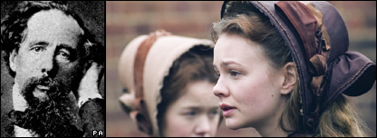 Charles Dickens and a BBC production of one of his books 