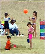 Yarmouth is popular with families