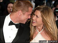 جینیفر انسٹن اور بریڈ پٹ