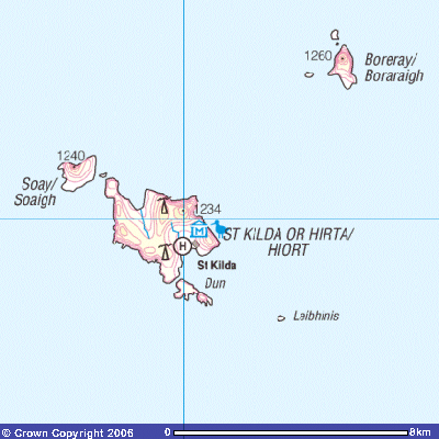 Map of St Kilda 