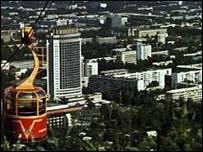 Almaty, hlavní město Kazachstánu