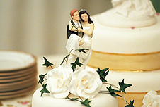 A wedding cake