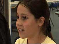 One of the young people at Falling About.