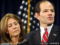 Thống đốc Eliot Spitzer và vợ