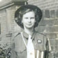 A 14 year old Margaret in her Girls Guide uniform