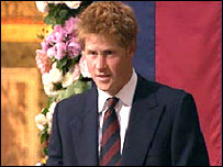 Príncipe Harry fez sua homenagem a Diana