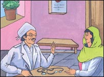 گلالی و داکتر