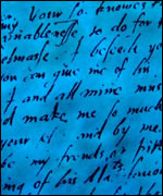 One of Arbella's letters