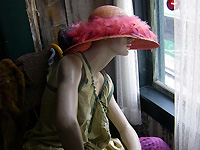 A mannequin with a hat, by Auntie Griselda. This file is licensed under the Creative Commons Attribution 3.0 Unported license.