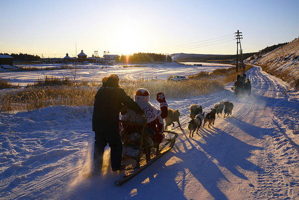 ded moroz snow winter