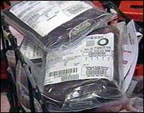 sangue para transfusão