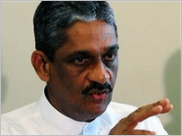 Former Army Commander Gen. Fonseka 