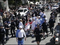 مشعل المپیک در سان فرانسیسکو