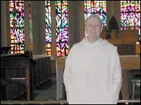 Father Stephen, a monk from Prinknash Abbey