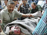 Zraněný při výbuchu v Bagdádu