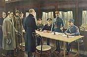 Portrait of the German surrender, by P Hardy