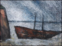 Ship - painting by Arthur Berry