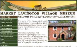 Screen shot of new Market lavington website