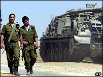 Izraelské jednotky v Gaze