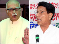 आडवाणी और अजित सिंह