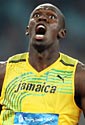 Usain Bolt wins the 200m