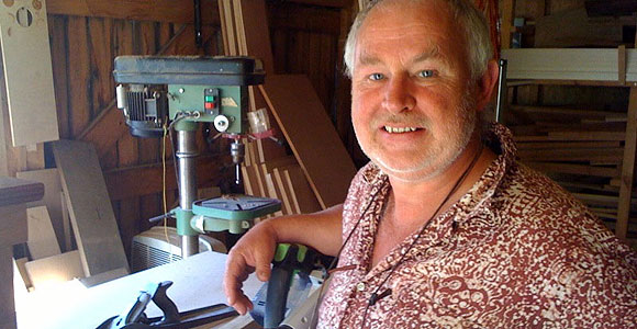 Rob Carter in his workshop