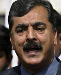 د پاکستان لومړى وزير يوسف رضا گيلاني 