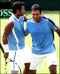 पेस और भूपति