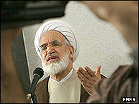 مهدی کروبی، دبیرکل حزب اعتماد ملی و رئیس پیشین مجلس ایران