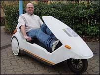 Simon Webb and his C5