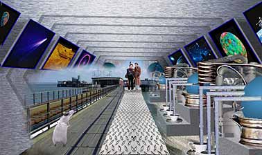 Engine Room of the Heart of Gold - by Roger Smith