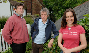 Ptolemy Dean, Griff Rhys-Jones and Marianne Suhr