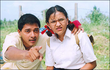Shreyas Talpade and Shweta Prasad